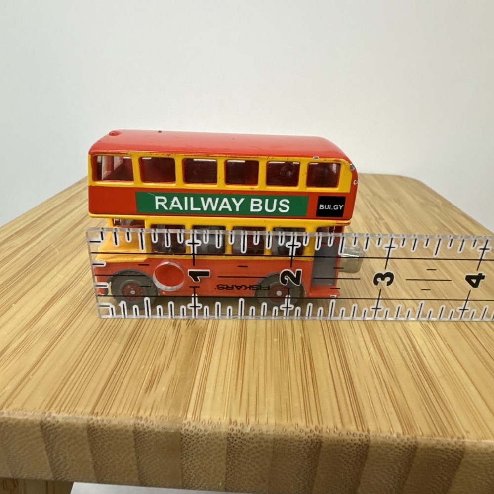 Red Bulgy Thomas the Train Railway Bus Double Decker Tank Engine Friends - Picture 6 of 7